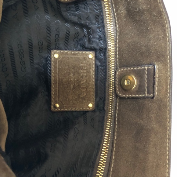 Suede Prada Purse - Picture 5 of 11